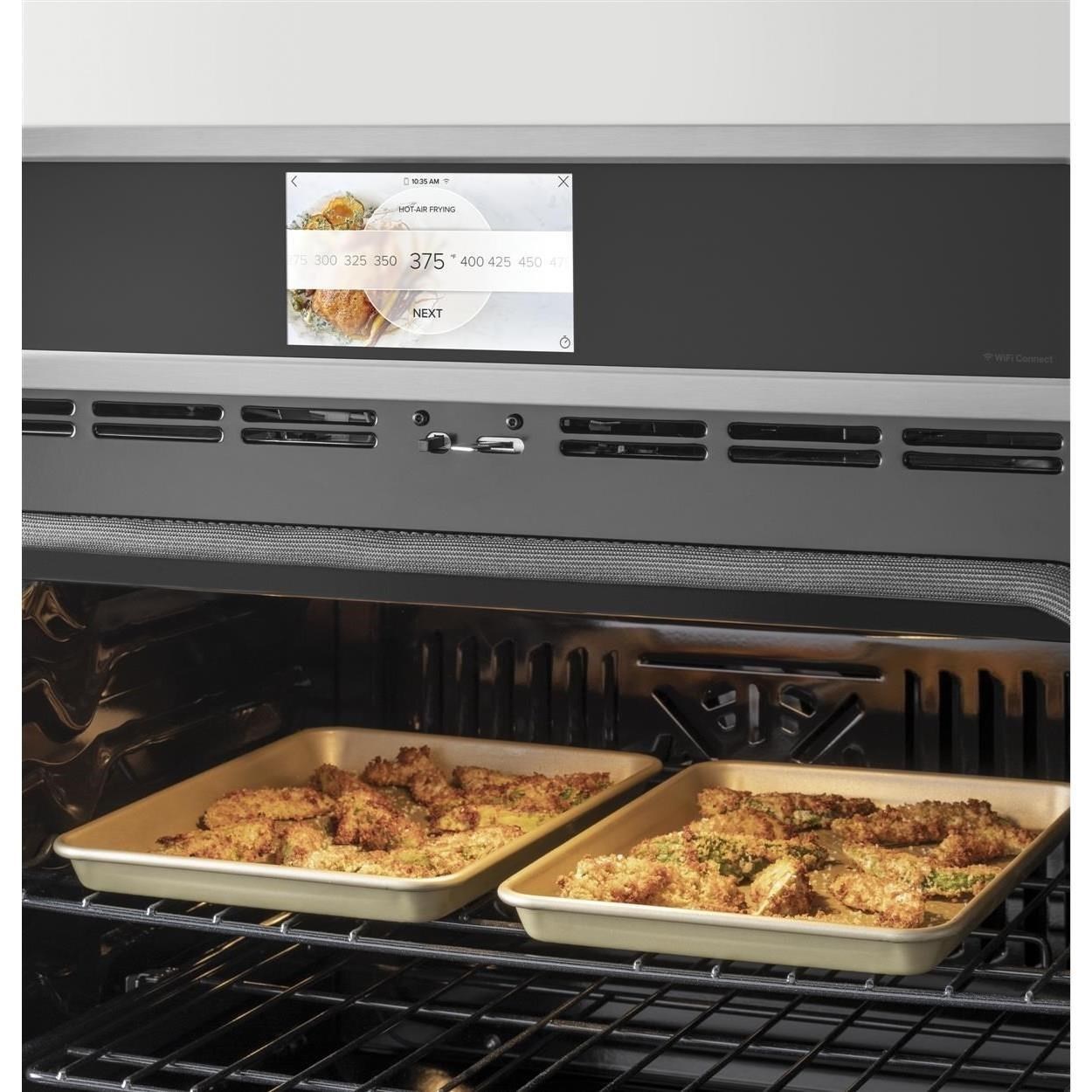 Ge double wall oven with air fryer 2025